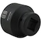 Dynamic 1" Drive Standard Socket, Black Phosphate, Tools 55MM X 1" Drive, 6 Point Standard Length D025055 - alternate 3